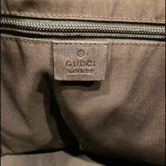 Authentic Gucci GG Monogram Logo Shoulder Bag Tote #6.8v. Good condition - Picture 10 of 15